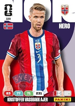 Kristoffer Ajer Norway Panini FIFA World Cup 2026 Adrenalyn XL #339